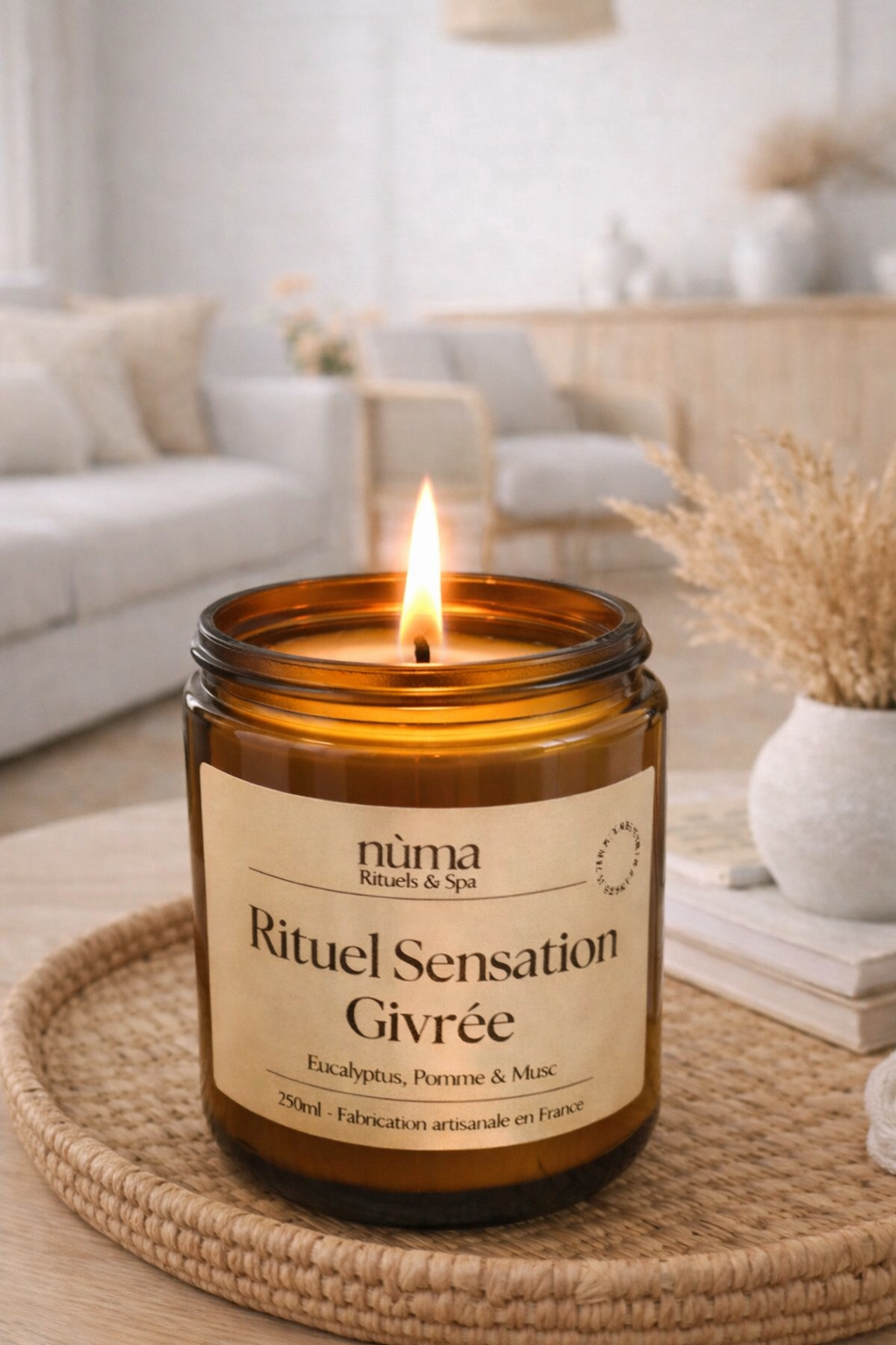 🕯️ Rituel Sensation Givrée – Bougie parfumée 250 ml