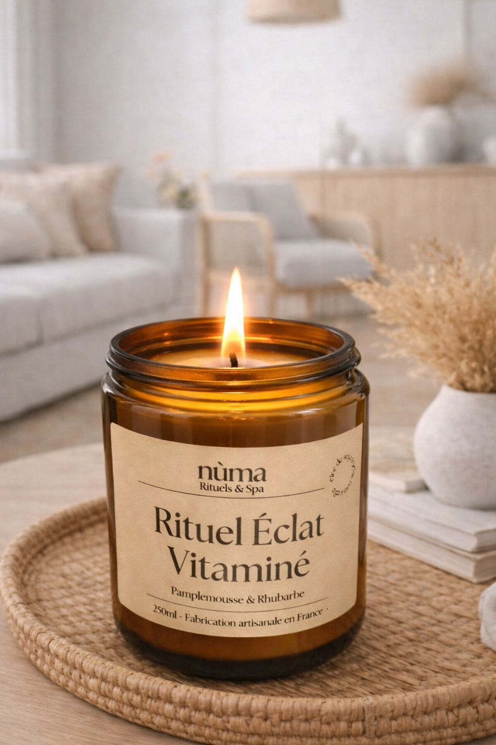 🕯️ Rituel Éclat Vitaminé – Bougie parfumée 250 ml