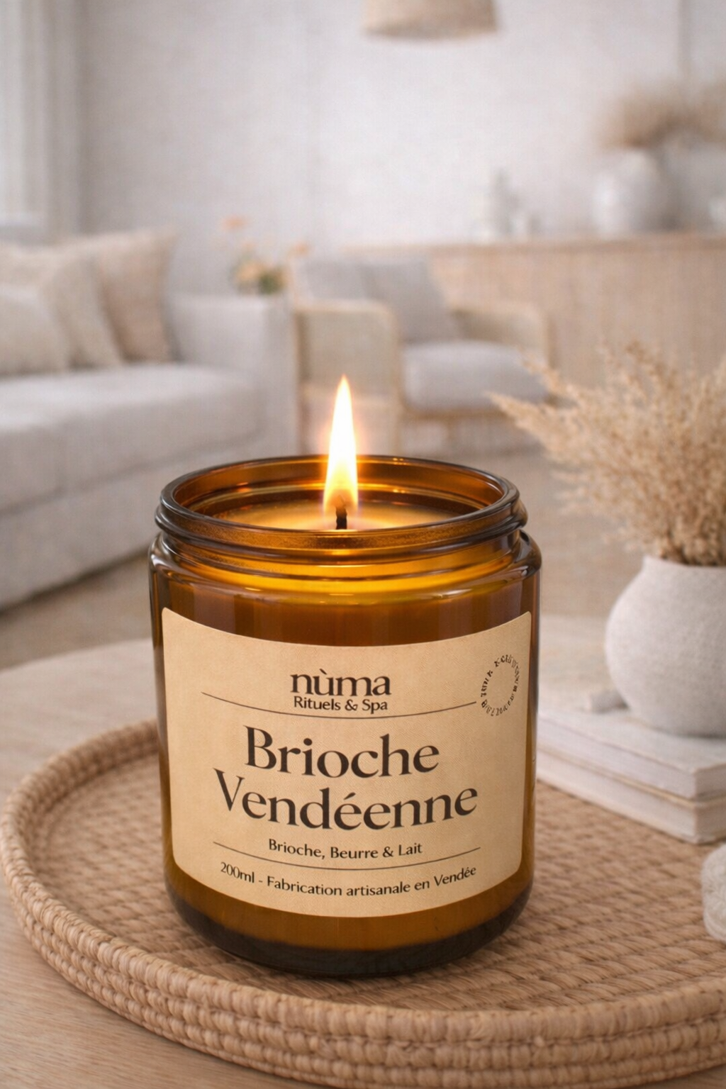 🕯️ Brioche vendéenne  – Bougie parfumée 250 ml